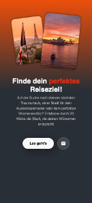 Startseite der Reiseziel-Empfehlung – alt