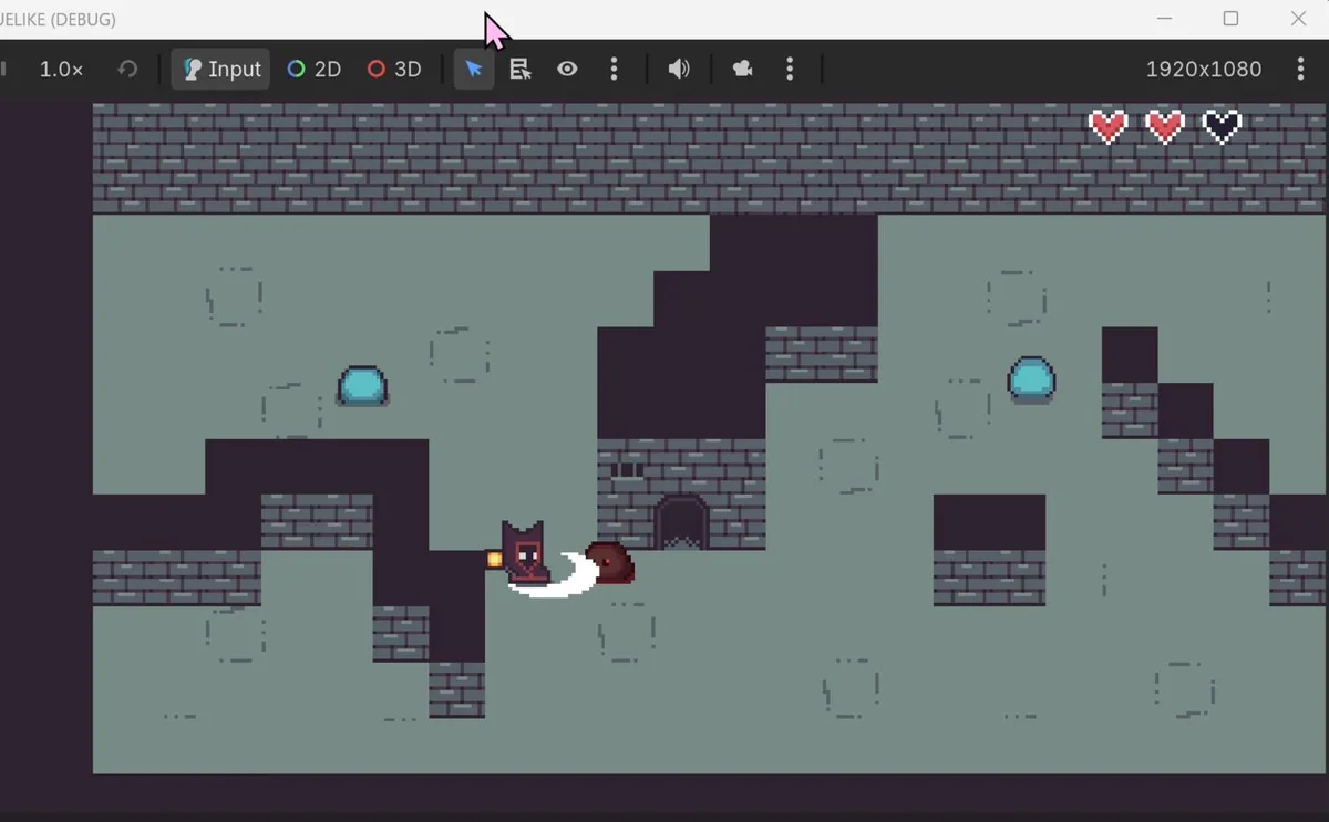 Szene aus dem Roguelike Dungeon Delver
