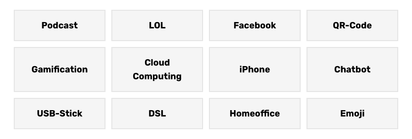 Gab's das 2001 schon?
